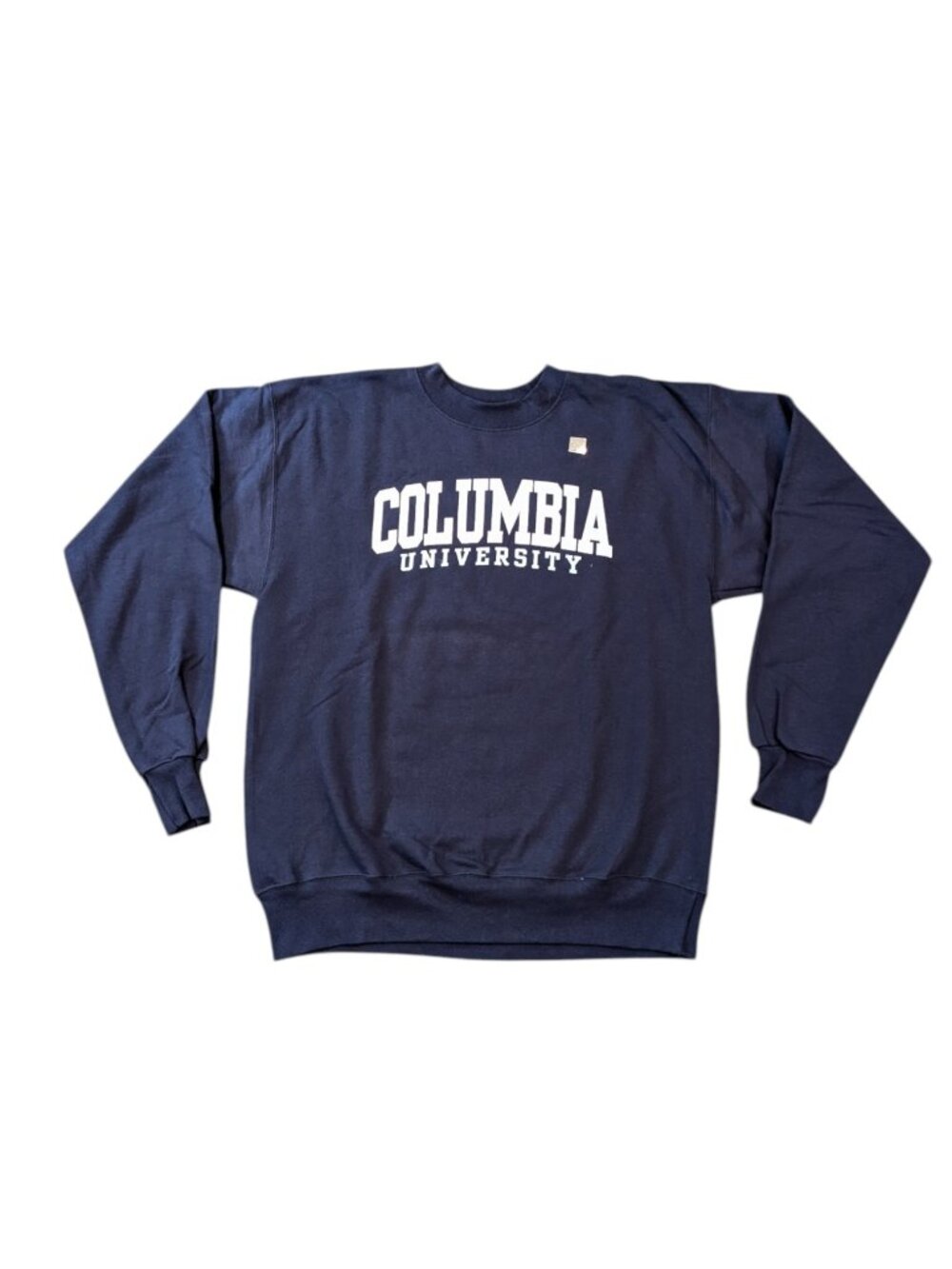 Columbia University Crewneck Varsity Sweatshirt Sz M Blue Cotton Blend Ivysport